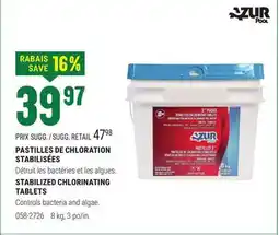 BMR PASTILLES DE CHLORATION STABILISÉES offer