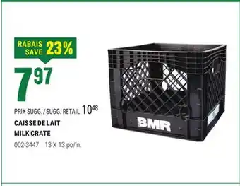 BMR CAISSE DE LAIT offer