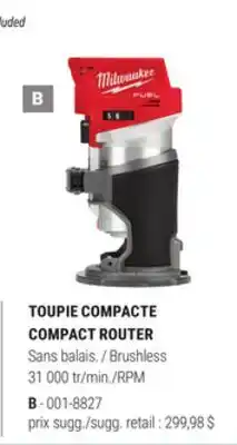 BMR TOUPIE COMPACTE offer