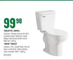 BMR TOILETTE SOYO offer