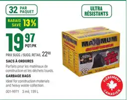 BMR GARBAGE BAGS offer