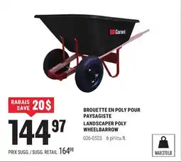BMR BROUETTE EN POLY POUR PAYSAGISTE offer