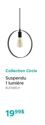 Bath Depot Collection Circle Suspendu 1 lumière offer