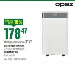 BMR DEHUMIDIFIER offer