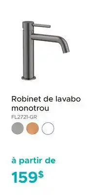 Bath Depot Robinet de lavabo monotrou Collection Sky offer
