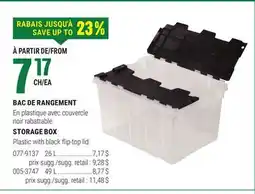 BMR BAC DE RANGEMENT offer