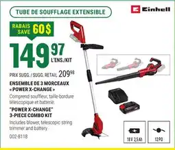 BMR ENSEMBLE DE 3 MORCEAUX  POWER X-CHANGE  offer