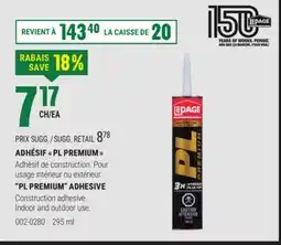 BMR ADHÉSIF  PL PREMIUM  offer