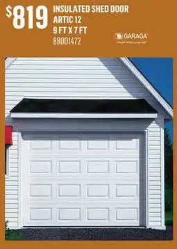 Canac Insulated Shed Door Artic 12 offer