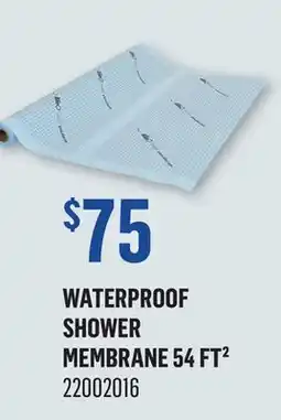 Canac Waterproof Shower Membrane 54 ft² offer