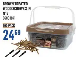 Canac Brown Treated Wood Screws 3 in n° 8 offer