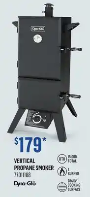 Canac Dyna-Glo Vertical Propane Smoker offer