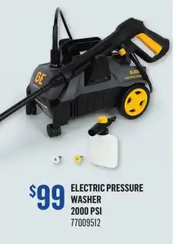 Canac Electric Pressure Washer offer
