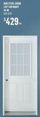 Canac B06 Steel Door Left 34 in offer