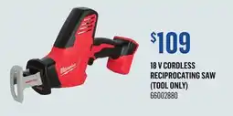 Canac 18 V Cordless Reciprocating Saw (ToolOnly) offer