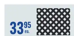 Canac PVC Privacy Lattice 4 ft x 8 ft 1 in squares offer