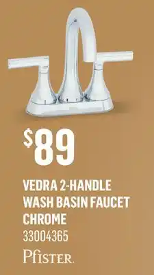 Canac Pfister Vedra 2-Handle Wash Basin Faucet offer