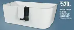 Canac Hudson Corner Bathtub 59 in x 27 3/4 in offer