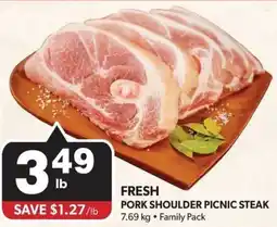 Colemans Fresh pork shoulder picnic steak offer