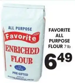 Colemans Favorite all purpose flour offer