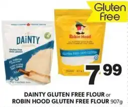 Colemans Dainty gluten free flour or robin hood gluten free flour offer