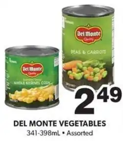 Colemans Del monte vegetables offer