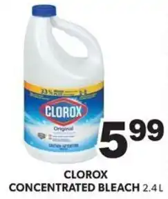 Colemans Clorox concentrated bleach offer