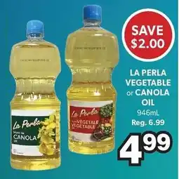 Colemans La perla vegetable or canola oil offer