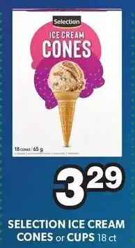 Colemans Selection ice cream cones or cups offer