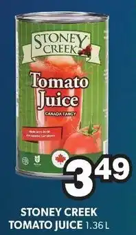 Colemans Stoney creek tomato juice offer