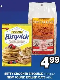 Colemans Betty crocker bisquick or New found rolled oats offer