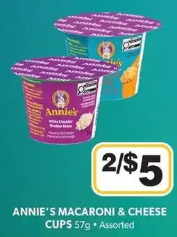 Colemans Annie's macaroni & cheese cups offer
