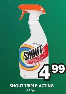 Colemans Shout triple-acting offer