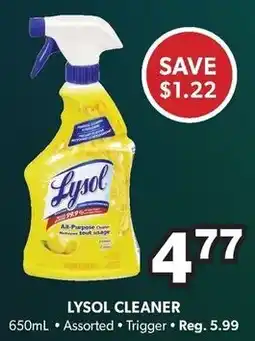 Colemans Lysol Cleaner offer