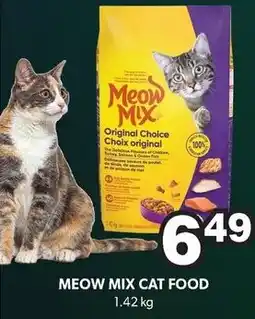 Colemans Meow mix cat food offer