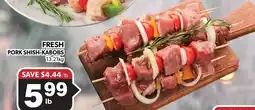 Colemans Fresh pork shish-kabobs offer