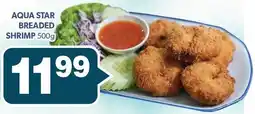 Colemans Aqua star breaded shrimp offer