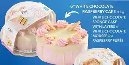 Colemans White chocolate raspberry cake offer