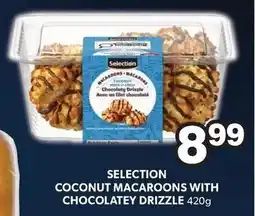 Colemans Selection coconut macaroons with chocolatey drizzle offer