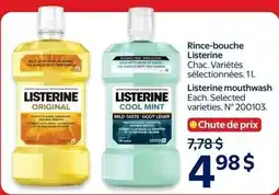 Walmart Listerine mouthwash offer