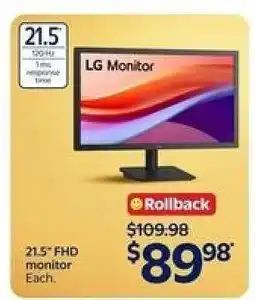Walmart LG Monitor offer