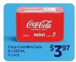 Walmart Coca-Cola Mini Cans offer