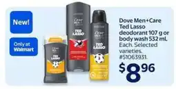 Walmart Dove Men+Care Ted Lasso offer