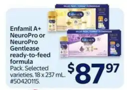 Walmart Enfamil A+ NeuroPro or NeuroPro Gentlease offer