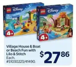Walmart Village House & Boat or Beach Fun with Lilo & Stitch offer