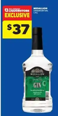 Real Canadian Liquorstore Medallion London Dry Gin offer