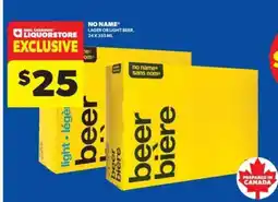 Real Canadian Liquorstore NO NAME Lager or Light Beer offer