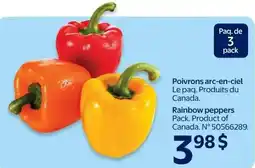 Walmart Rainbow peppers offer