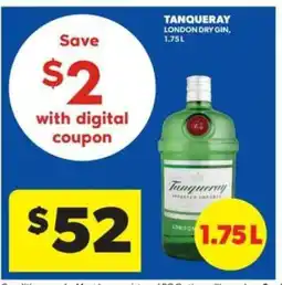 Real Canadian Liquorstore Tanqueray London Dry Gin offer