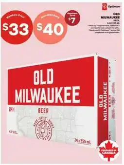 Real Canadian Liquorstore OLD MILWAUKEE BEER offer